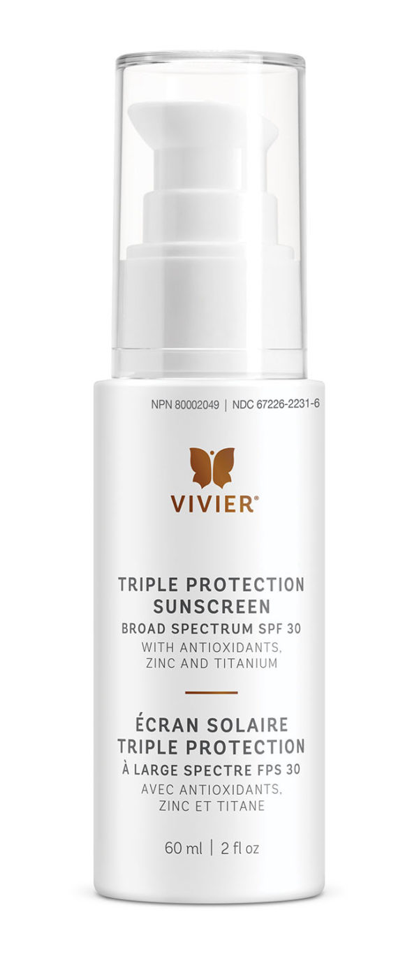 Vivier Triple Protection Sunscreen Broad Spectrum SPF 30